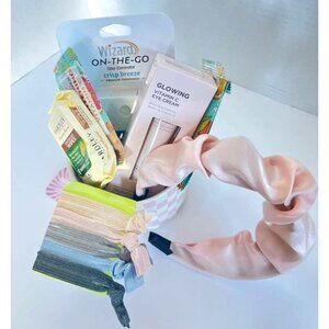 Self-Care Gift Basket In "Hello" Mug With Vitamin C Eye Cream Hair Accessories Y